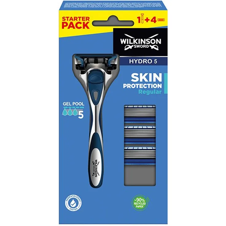 Wilkinson Sword Hydro 5 Skin Protection Regular Rasierer + 3 Ersatzklingen - Preisvergleich