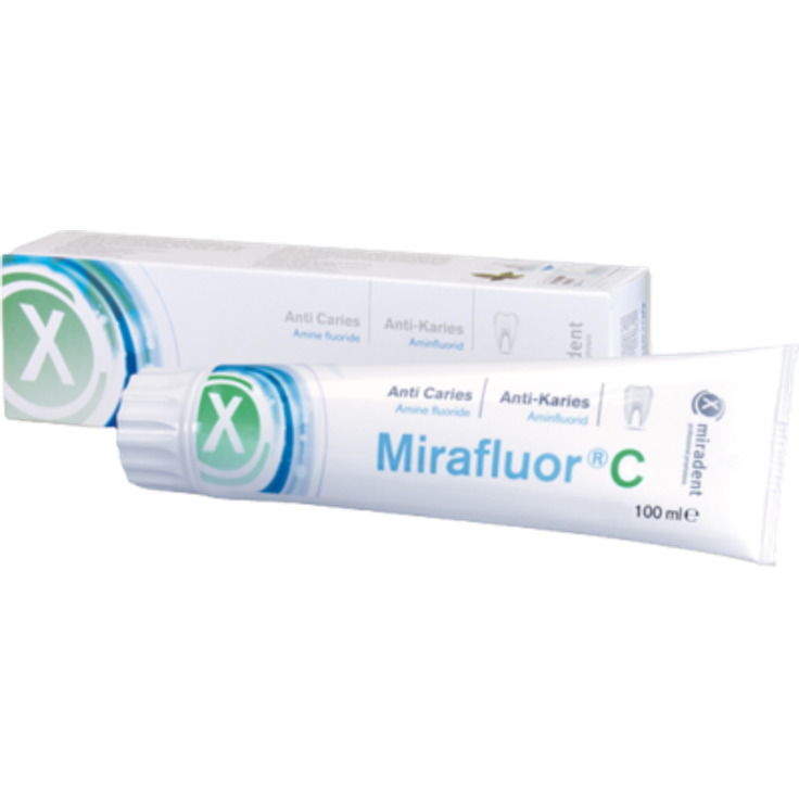 Miradent Zahncreme mirafluor C 100 ml, mit Aminfluorid