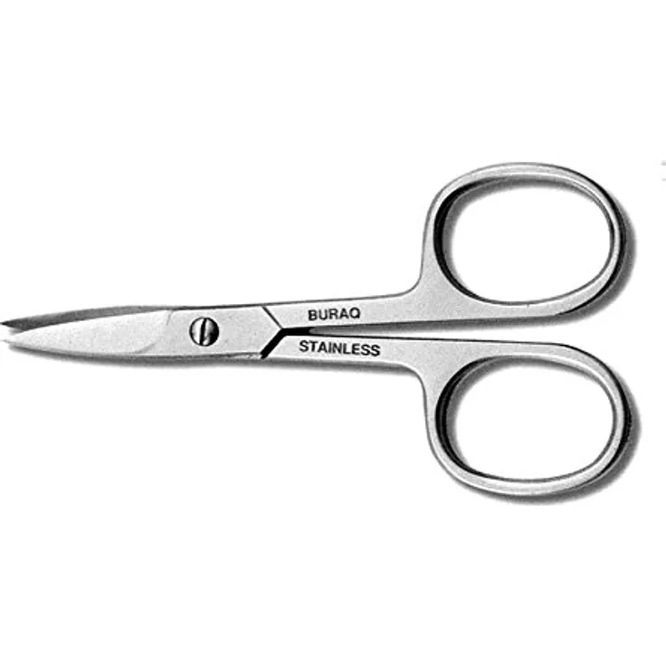 Gima - Nagelschere, abgerundete/spitze, aus rostfreiem Edelstahl, zur Maniküre und Pediküre, Länge 9 cm