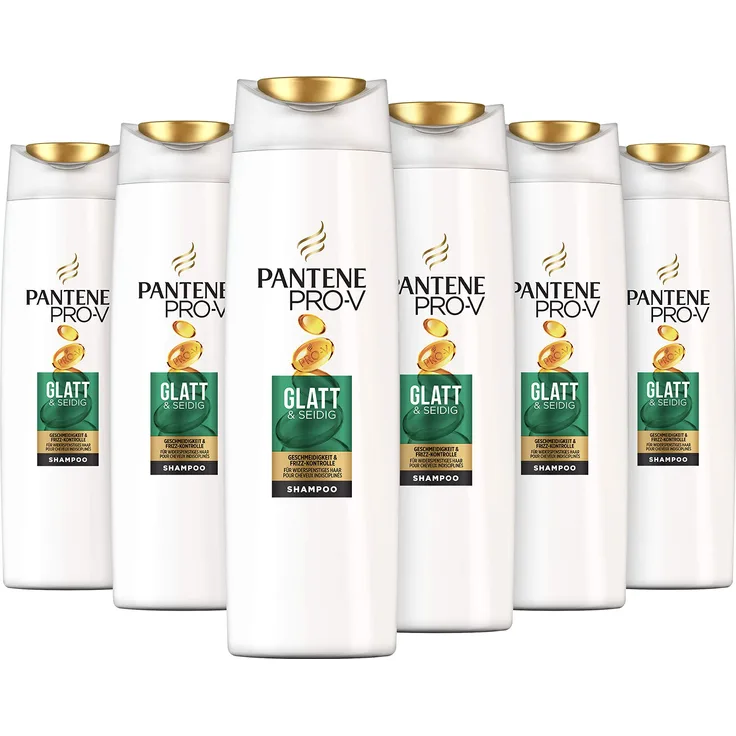 Pantene Pro-V glatt & Seidig Shampoo 6 x 300 ml