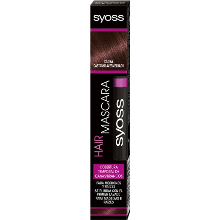 Syoss Hair Mascara Cobertura Temporal #Caoba 16 ml