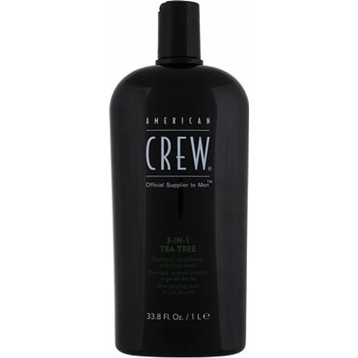 American Crew 3-IN-1 Tea Tree Shampoo, Conditioner und Duschgel 3in1 1000 ml