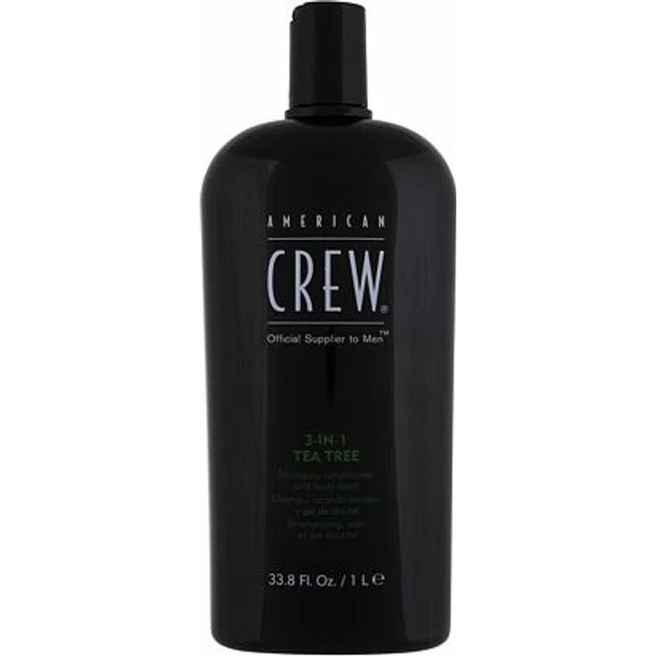 American Crew 3-IN-1 Tea Tree Shampoo, Conditioner und Duschgel 3in1 1000 ml – Bild 1