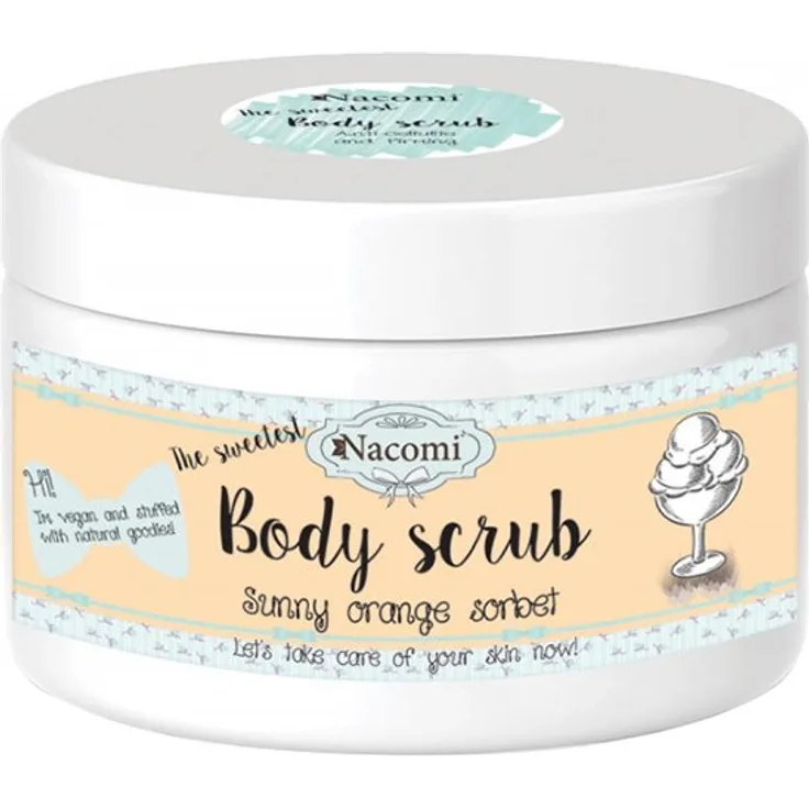 Nacomi Body Scrub Körperpeeling Sunny Orange Sorbet 200 G