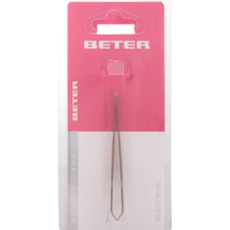 Beter PINZAS depilar punta de cangrejo cobreada 8,3 cm 1 Stück