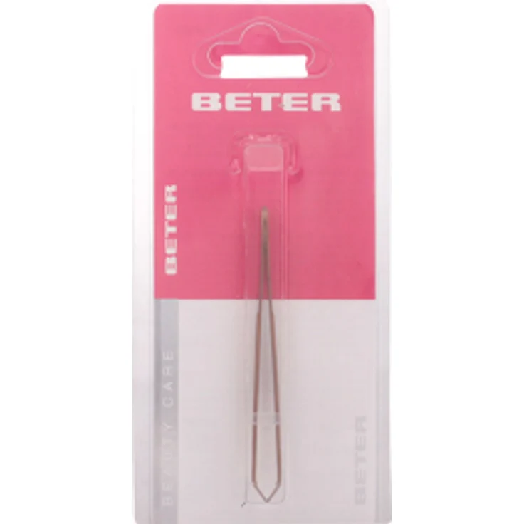 Beter PINZAS depilar punta de cangrejo cobreada 8,3 cm 1 Stück – Bild 1