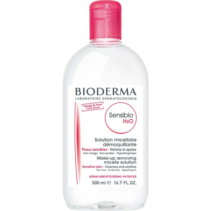 Bioderma Lotion Sensibio H2O Solution Micellaire, für Damen und Herren 500 ml – Bild 1