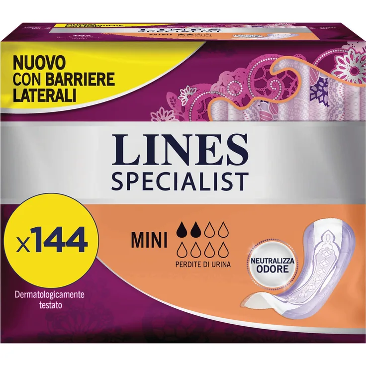 Lines Specialist Produkte Einlagen für Inkontinenz 8 Packungen à 18 Stück