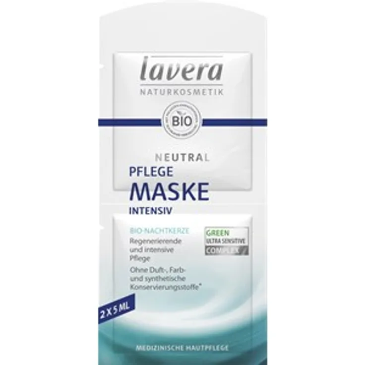 Lavera Gesichtspflege Faces Masken Neutral Maske 2 x 5 ml, für eine gepflegte Haut