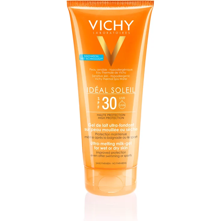 Vichy Idéal Soleil Gel-Milch LSF30 200 ml – Bild 1