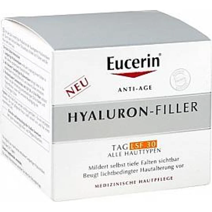 Eucerin Tagespflege Hyaluron-Filler Tagespflege SPF 30 Gesichtscreme 50 ml mit pflegender Wirkung – Bild 1