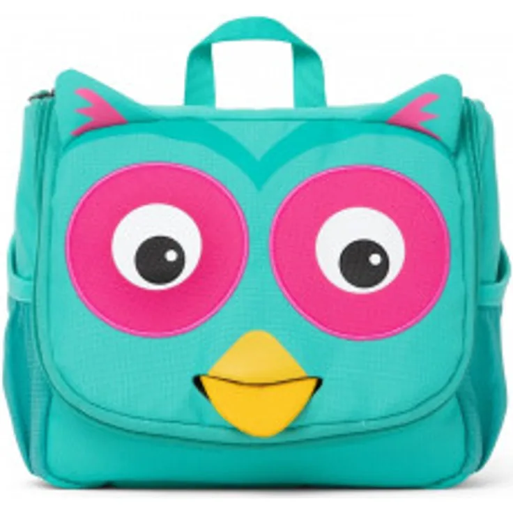 Affenzahn Eule Kulturtasche Kinder Grün, 1