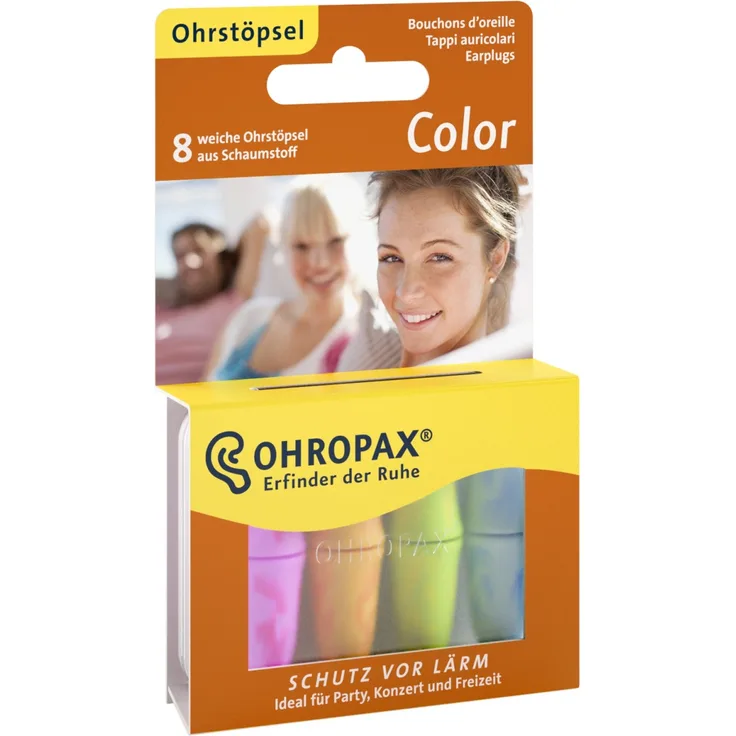 OHROPAX Color Schaumstoff Stöpsel 8 ST