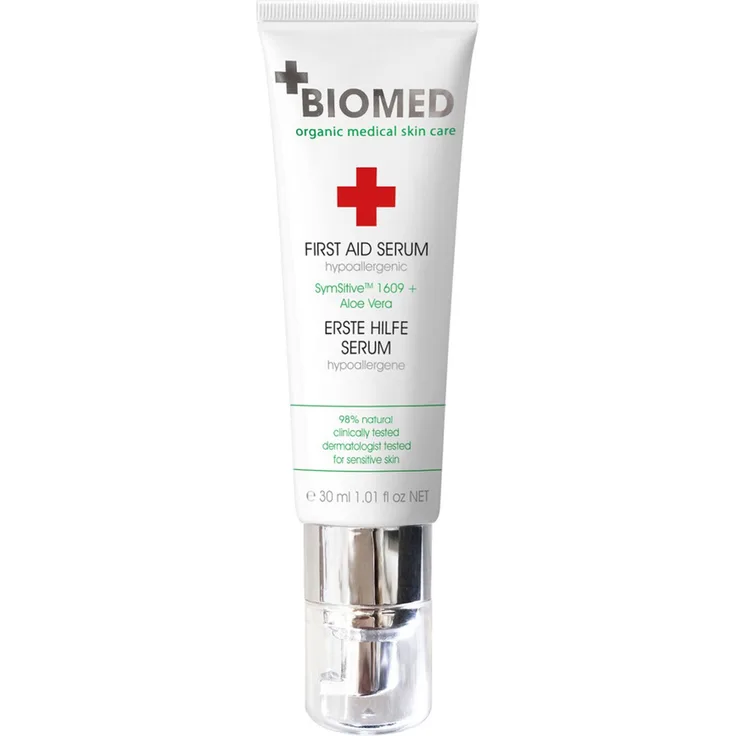 Biomed First Aid Serum / Erste Hilfe Serum 30 ml Hypoallergenes Serum, mit pflegender Wirkung 