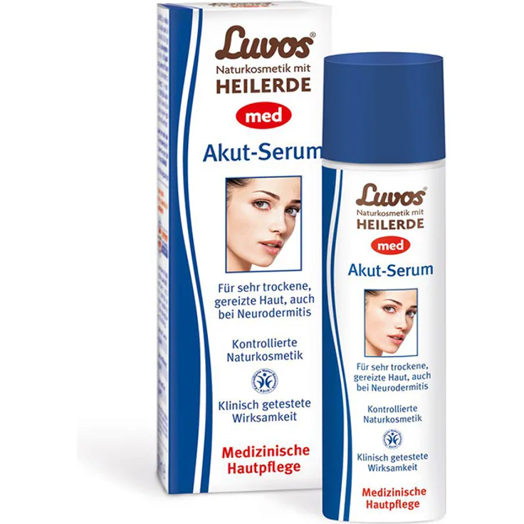 Luvos Naturkosmetik Med - Akut-Serum Feuchtigkeitsserum 50 ml mit feuchtigkeitsspendender Wirkung