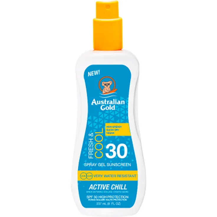 Australian Gold SUNSCREEN SPF30 X-TREME SPORT spray gel active 237 ml