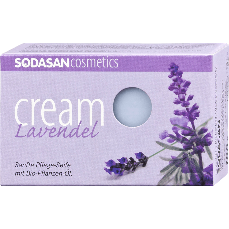 Sodasan Bio Pflanzenseife Lavendel 100 g für Normale Haut geeignet