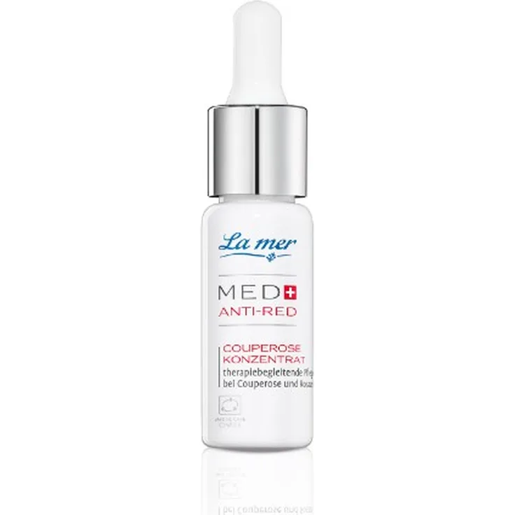 La mer MED Anti Red Couperose Konzentrat ohne Parfum 15 ml, mit pflegender Wirkung 