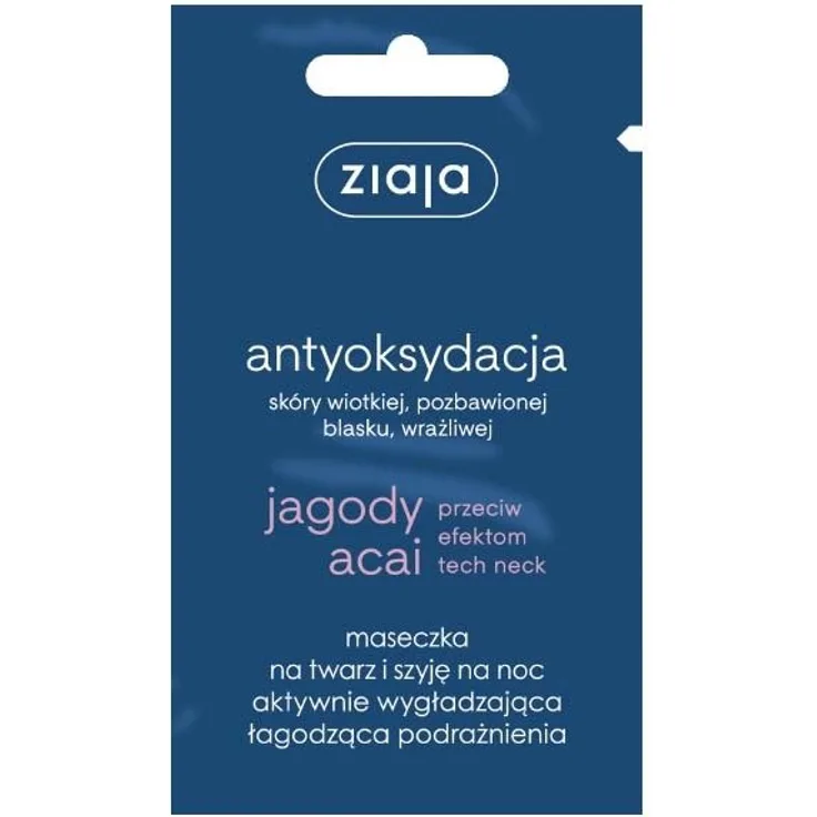 Ziaja Acai Beeren Glättende Maske 7 ml mit einer pflegenden Wirkung