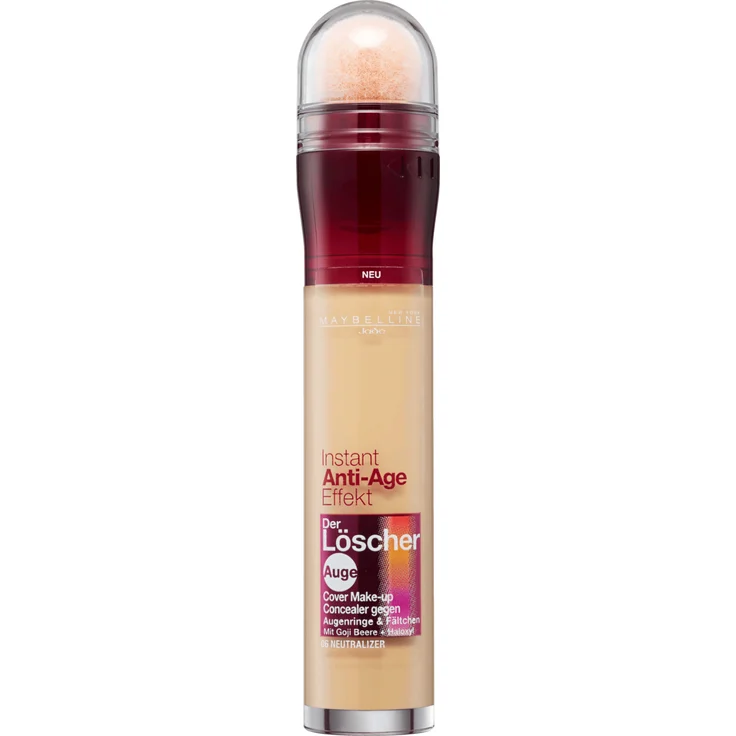 Maybelline Instant Anti Age Eraser Eye Concealer Ultra Blendable Formula 06 Neutraliser, Textur: Flüssig