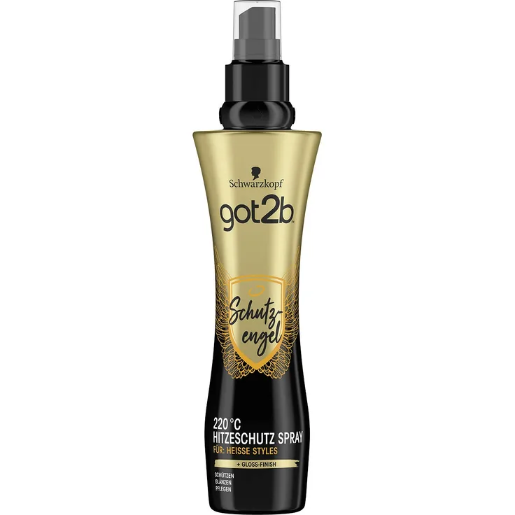 Schwarzkopf got2b Spray schutzengel 220°C Hitzeschutz, 1er Pack (1 x 200 ml)