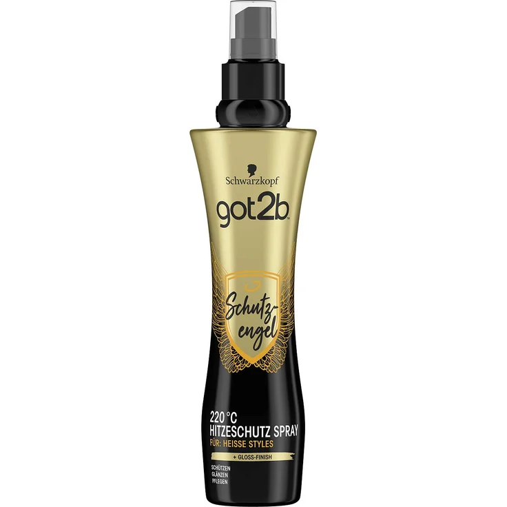 Schwarzkopf got2b Spray schutzengel 220°C Hitzeschutz, 1er Pack (1 x 200 ml) – Bild 1