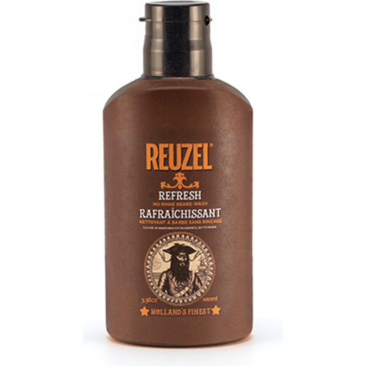 Reuzel Refresh No Rinse Beard Wash 100 ml, für Herren empfohlen