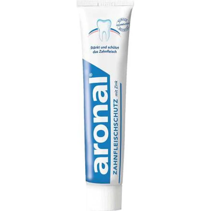 Aronal Zahncreme mit Zink, 75 ml, für saubere und gesunde Zähne