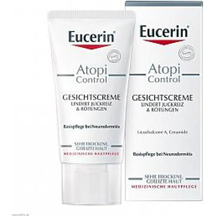 Eucerin Tagespflege AtopiControl Gesichtscreme 50 ml mit pflegender Wirkung