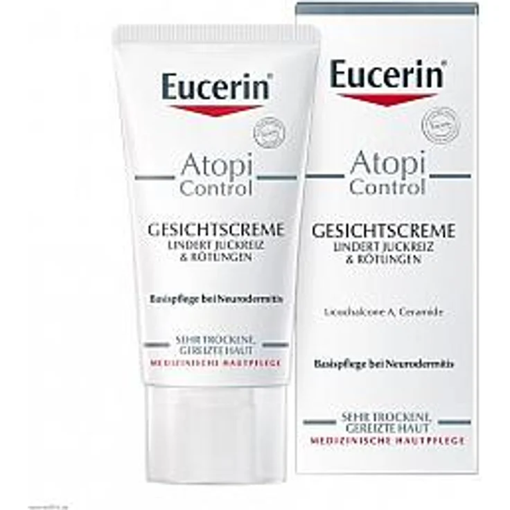 Eucerin Tagespflege AtopiControl Gesichtscreme 50 ml mit pflegender Wirkung – Bild 1