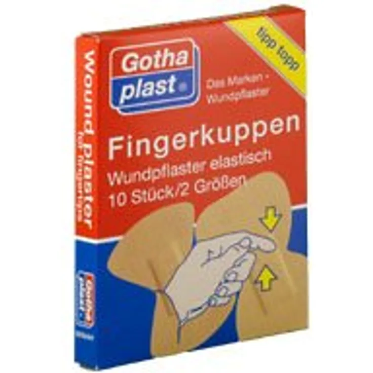 Gothaplast 433438 Gothaplast Fingerkuppenpflaster, 10 Stück, steril, elastisch