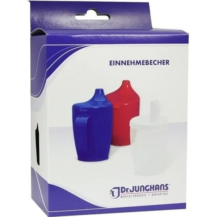 Dr. Junghans Medical Einnehmebecher m.Deckel u.Mundansatz grün 1 St.
