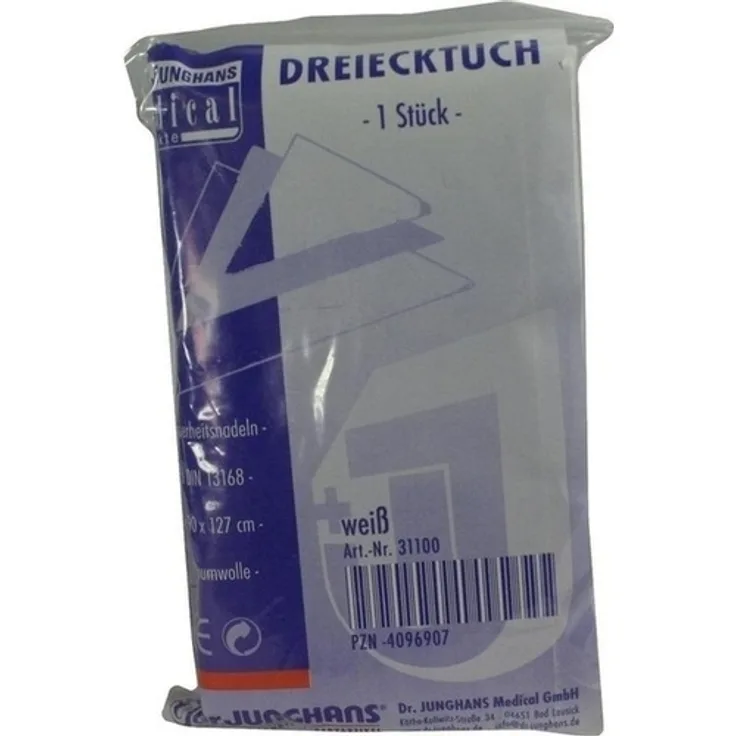 Dr. Junghans Medical Dreiecktuch rohweiß 90x90x127 31100 1 Stück