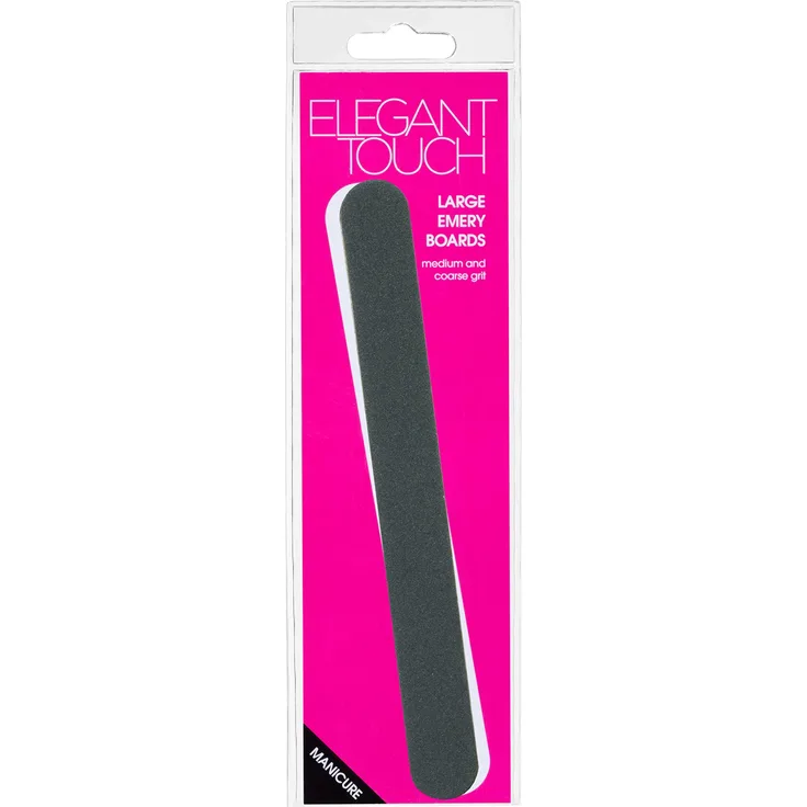 Elegant Touch Nagelfeilen, feine Körnung, 1er Pack (1 x 2 Stück)