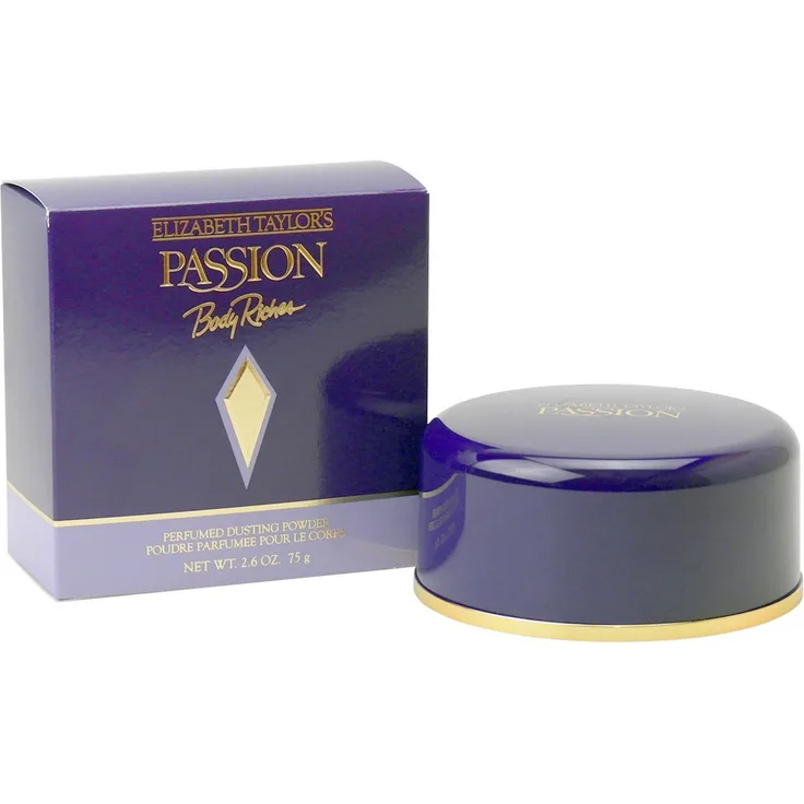 Elizabeth Taylor Passion 75 g Perfumed Dusting Powder Puder 