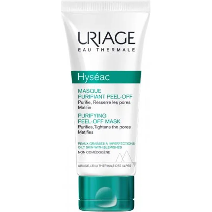 Uriage hyseac masque peel-off purif 50 ml, für eine gepflegte Haut