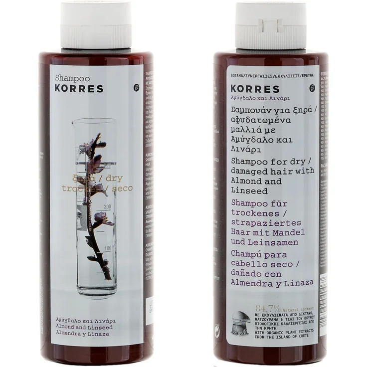 Korres natural products Almond & Linseed 250 ml