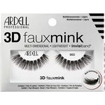 Ardell 3D Faux Mink 860 Mehrschichtige falsche Wimpern 1 St. Farbton Black