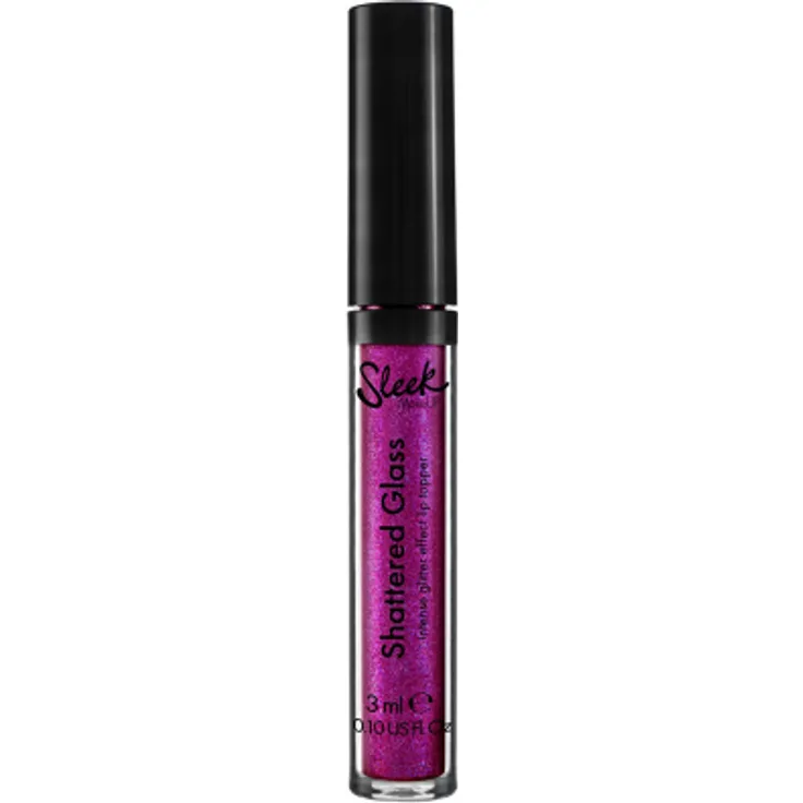 Sleek SHATTERED GLASS intense glitter lip topper #Acid Kiss 3 ml
