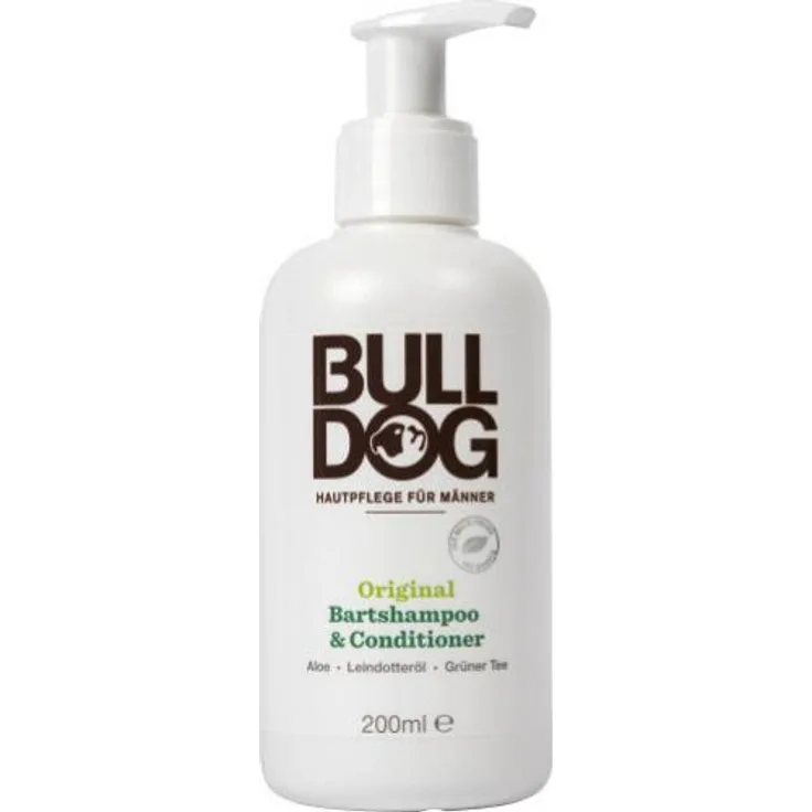 Bulldog Männer Bart Shampoo + Conditioner 200ml Flasche für einen schön gepflegten Bart