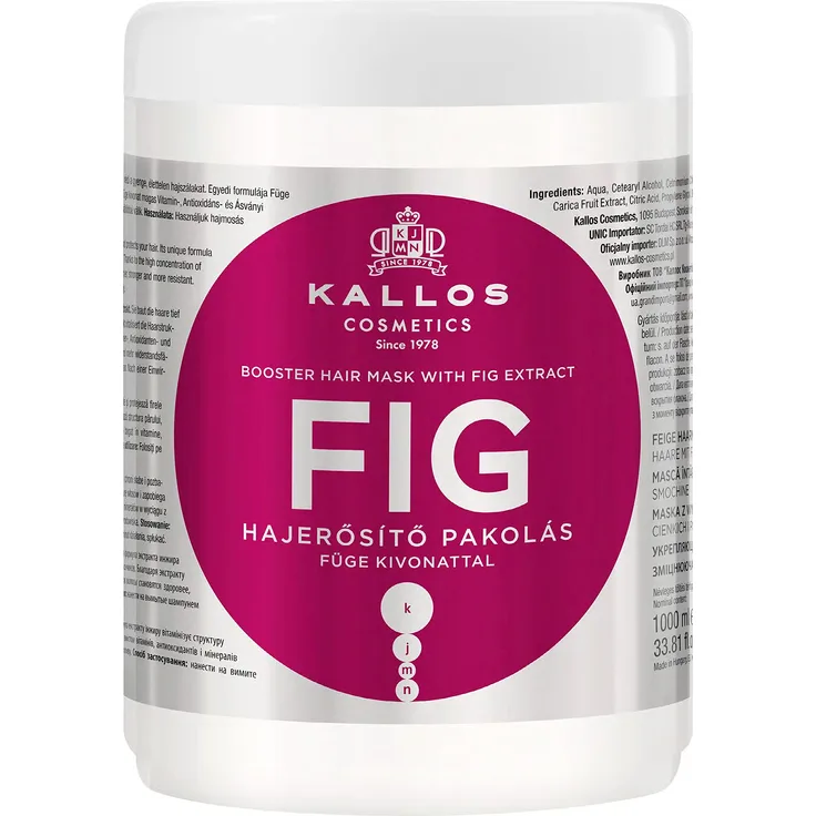 Kallos Kjmn Feige Haarmaske Zur Verstärkung Der Haare Mit Feigenextrakt 1000 ml