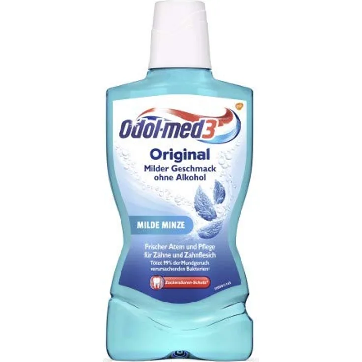 Odol-med3 Original Mundspülung, 1 Stk., für ein strahlend sauberes Lächeln