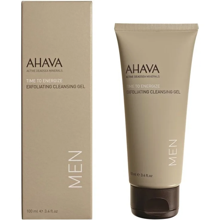 Ahava Time To Energize Exfoliating Cleansinggel 100 ml, löst abgestorbene Hautzellen, Parabenfrei – Bild 1