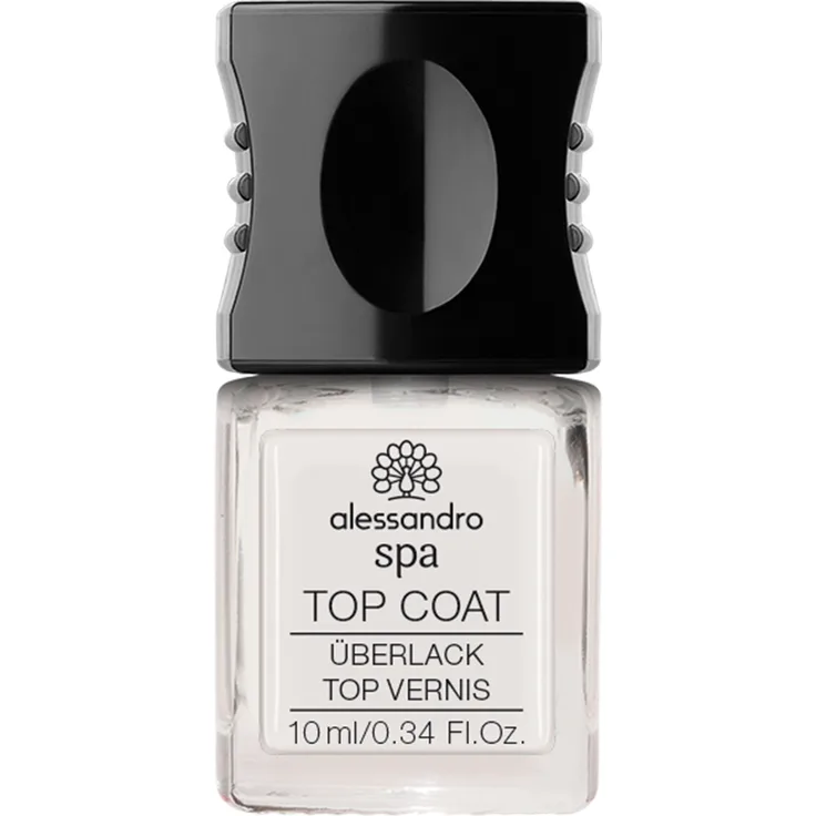 Alessandro Spa Überlack 10 ml, transparenter Nagellack