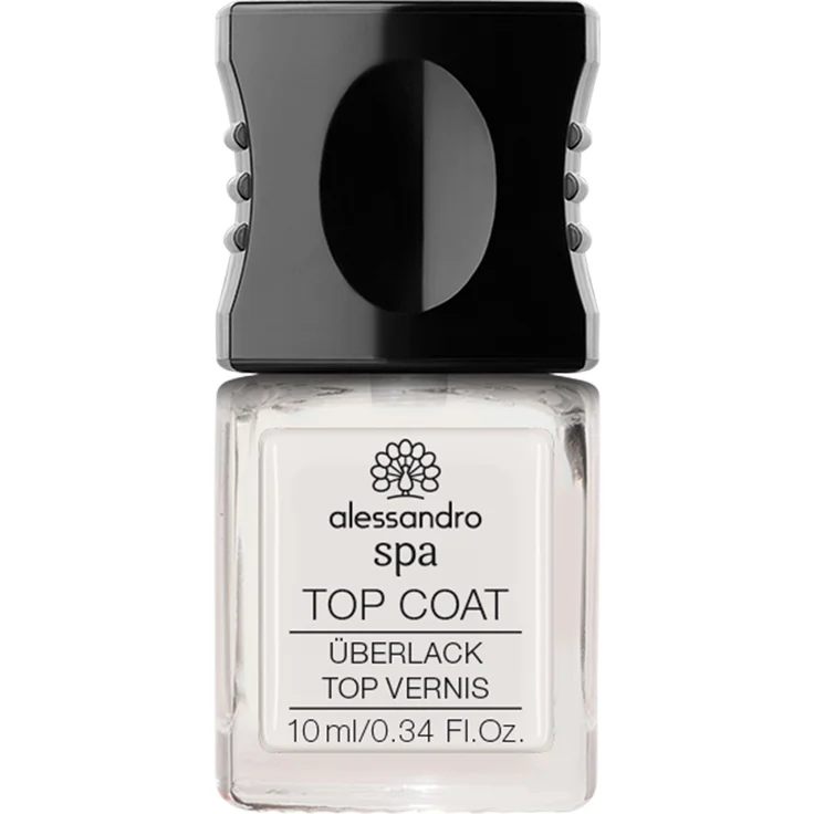 Alessandro Spa Überlack 10 ml, transparenter Nagellack – Bild 1
