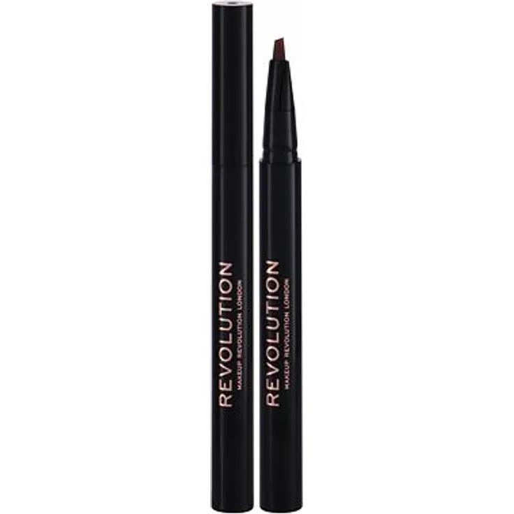 Makeup Revolution London Bushy Brow Pen Augenbrauenstift 0,5 ml Farbton Medium Brown für Frauen