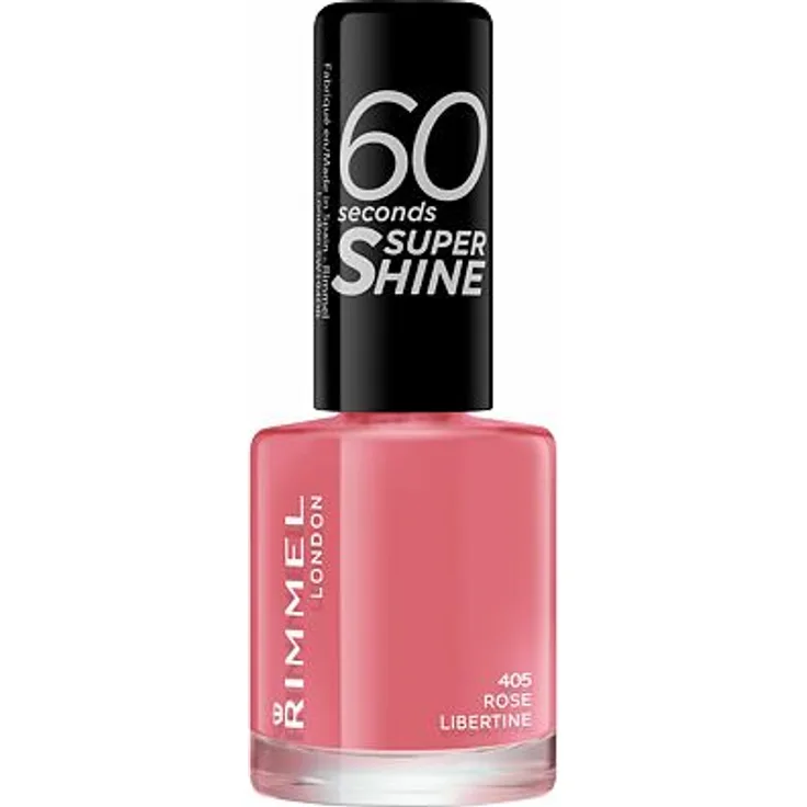 Rimmel London 60 Seconds Super Shine Nagellack 8 ml Farbton 405 Rose Libertine
