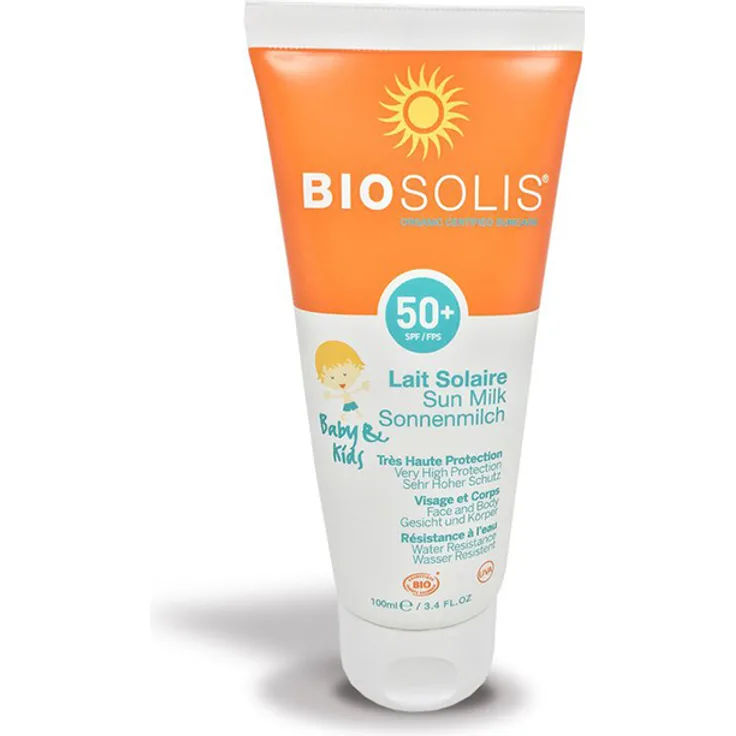 Biosolis Produkte Biosolis Produkte Sonnenmilch Kids SPF50 100ml Sonnenmilch 100 ml