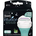 Wilkinson Sword Intuition Sensitive Care Rasierklingen für Damen Rasierer, 6 Stück