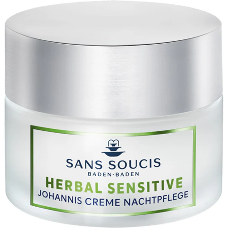 Sans Soucis Herbal Sensitive Johannis Creme Nachtpflege 50 ml Nachtpflege – Bild 1